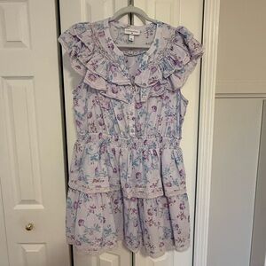 LoveShack Fancy for Target Floral Ruffle Kids Dress Top